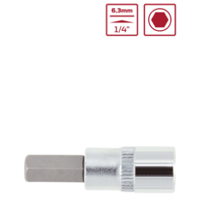 R42550606 Chave soquete 1/4 hex.6mm