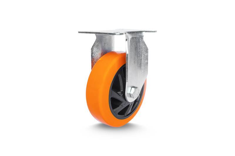 FLP.614.PU.E (6162) Rod.fixo 150MM C/PL e Roda