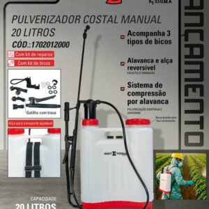 Pulverizador Costal Manual - 20 Litros