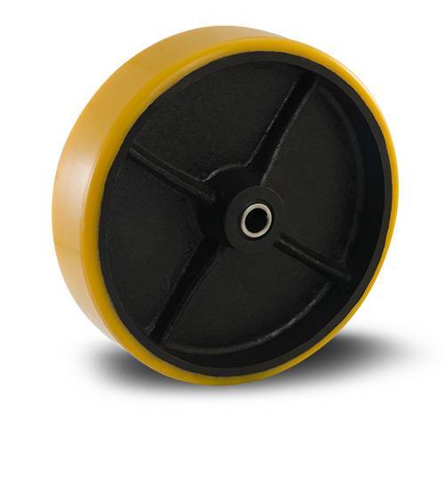 R.123.PF.E (5309) Roda 305MM Ferro C/PU Dplo R