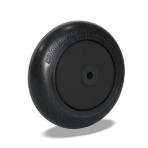 R.612.PP.E (6852)  Roda 612 PP C/ Rolamento de Esfera - Preta (6852)