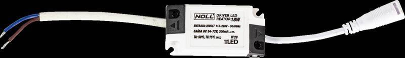 Driver LED Reator P/Luminária 6W Bivolt