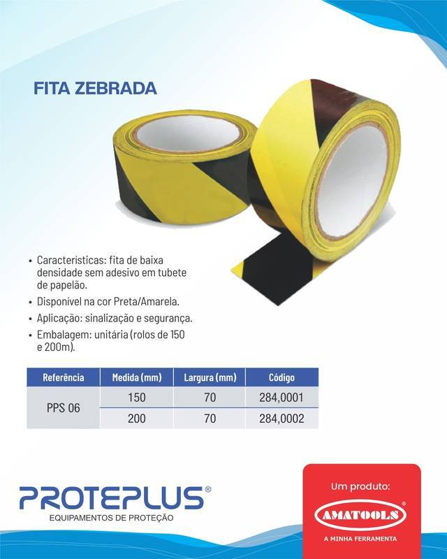 Fita Zebrada 200 M Pps 06
