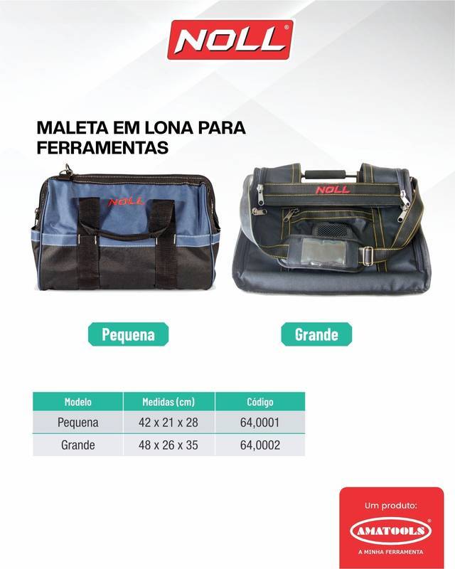 Maleta em Lona * G * 48 X 26 X 35 CM Grande