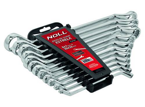 JG Chave Estrela 6 X 7 - 20 X 22 MM 8 Peças