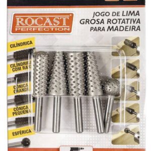 JG Lima Grosa Rotativa P/Madeira  5 Peças