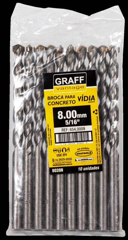 Broca Vídia Graff Vantage 15.00 MM - 19/32" 8039 N