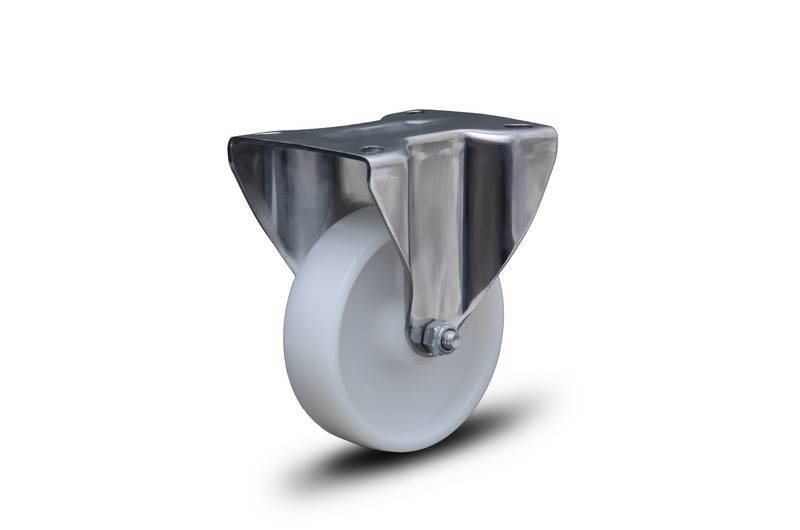 FLPI.312.NY.FP (4182) Rod.fixo 75MM INOX C/PL Roda Nylon-FP (4182)