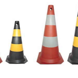 Cone Rígido Plt Laranja/Branco 75 CM Pps 04