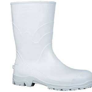 BOTA PVC BRANCA C/FORRO CANO MÉDIO Nº 34 PPP 106