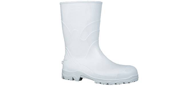 BOTA PVC BRANCA C/FORRO CANO MÉDIO Nº 34 PPP 106
