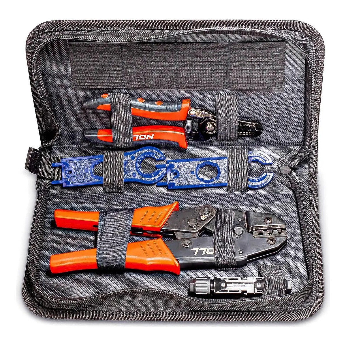 KIT Alicate Crimpador MC4 P/Energia Solar 7 Peças
