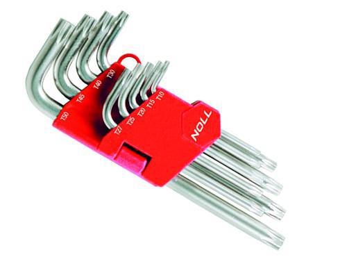 JG Chave Torx T10 a T50 9 Pçs