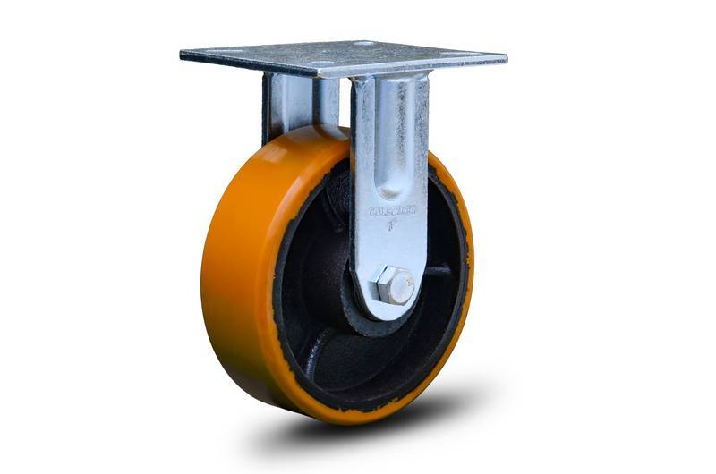FCS.82.PF.E (3948) Rod.fixo 200MM C/PL e Roda Ferro com PU-Esf. (3948)