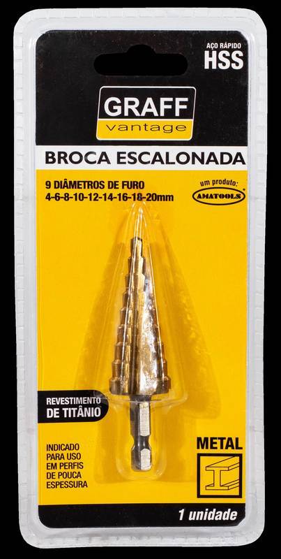 Broca Escalonada Graff Vantage 4-20 MM