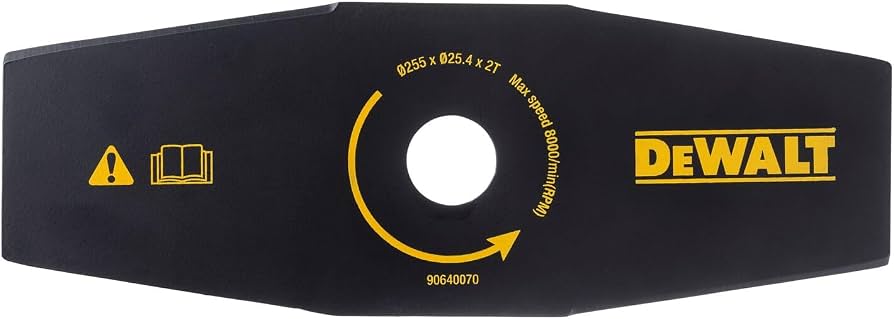 LÂMINA DE CORTE COM 2 PONTAS, 25.5 CM, PARA ROÇADEIRA MOD. DCSB970BE, DEWALT