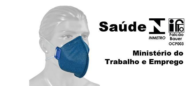 Máscara Respiratória Descartável PFF2 S/ Válvula Ppr 07