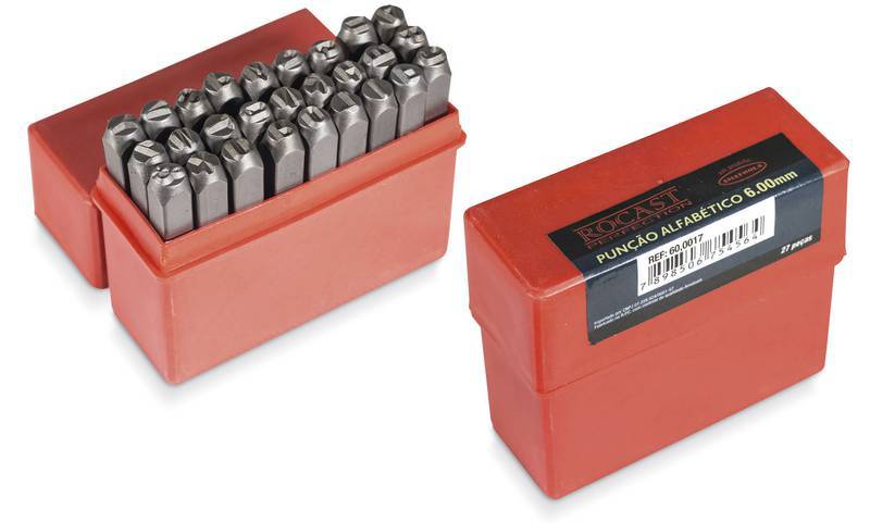 Punção Alfabético 3.00 MM 27 PCS