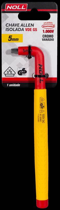 Chave Allen Isolada Vde 6 MM