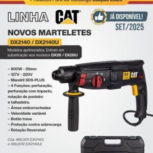 Cat Martelete 26 MM 127V - 800W DX2140U