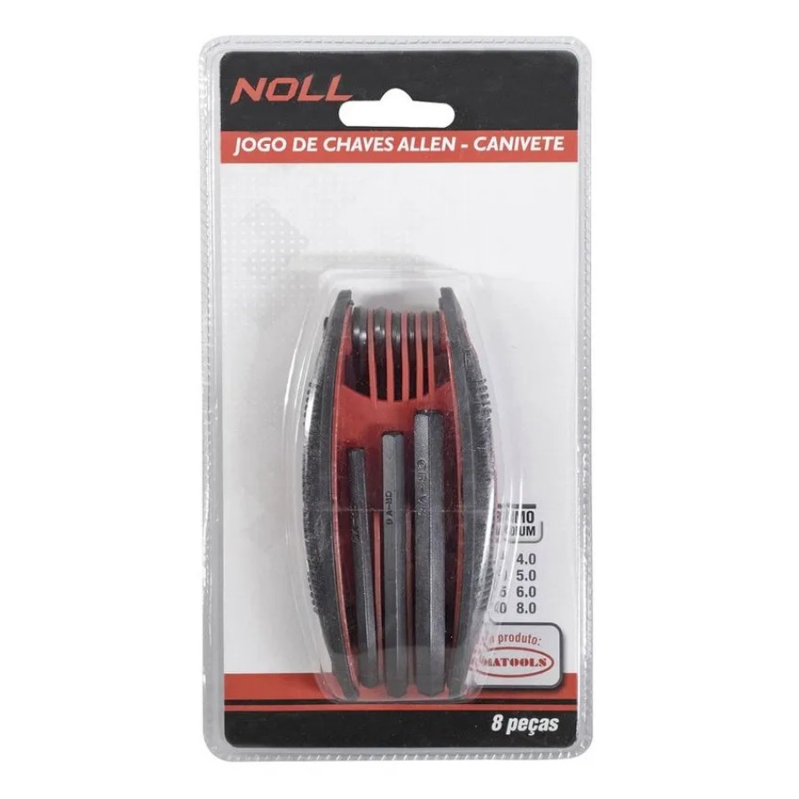JG Chave Allen 1.5 a 8.0 MM 8 Pçs Canivete