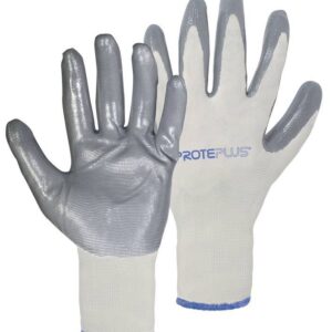 LUVA TRICOT. POLIÉSTER C/BANHO NITRÍLICO Nº 7 CA 36927 PPM 04