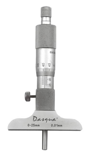 Dasqua Micrômetro de Profundidade 0-50 MM X 0.01 MM 4611-8110