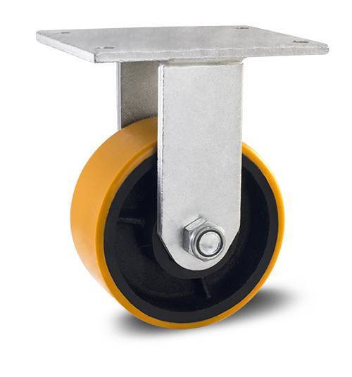 FPK.83.PF.E (3442) Rod.fixo 200MM C/PL e Roda Ferro C/PU-Esf-King (3442)