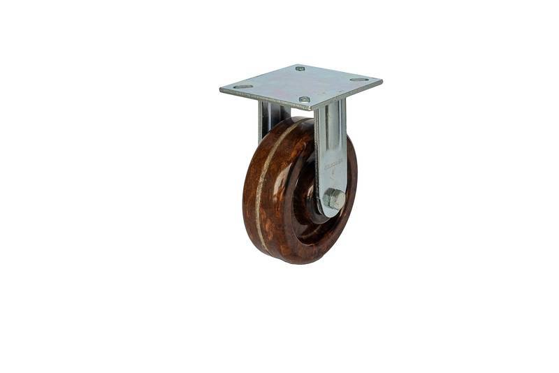 FCS.52.CE.E (5167) Rod.fixo 125MM C/PL Roda Celeron C/Rol.esf. (5167)
