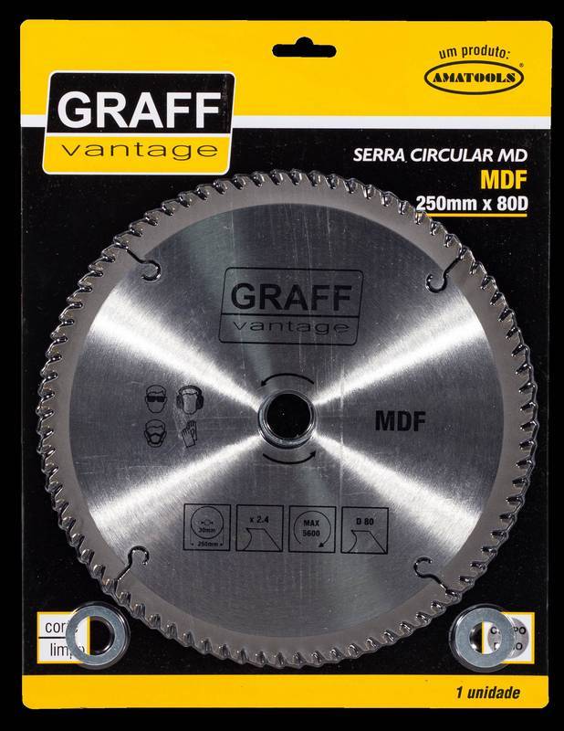 Serra Circular MD - Mdf Graff Vantage 300 MM X 96 D Mdf