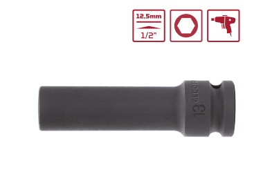 R63002315 Soquete de impacto 1/2 sext.long.23mm