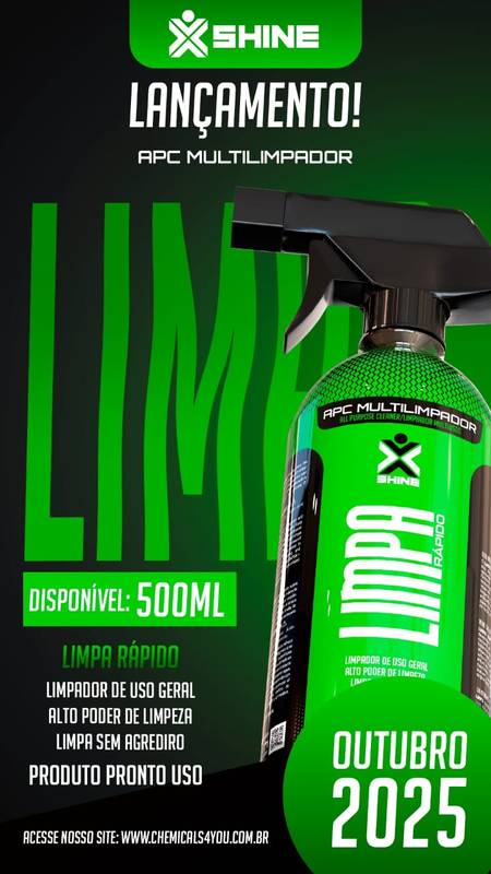 Limpa Rápido Apc Pronto Uso 500ML com Gatilho