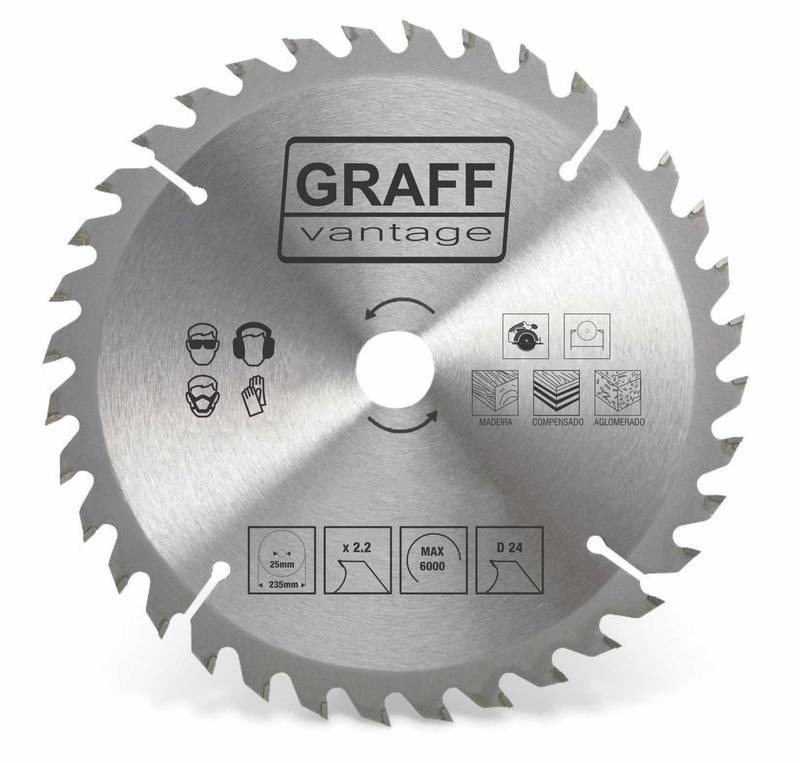 Serra Circular MD Graff Vantage 12" X 36 D