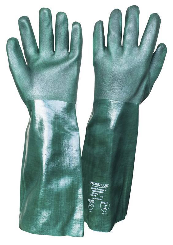 Luva PVC C/Forro Algodão 35 Ppm 17