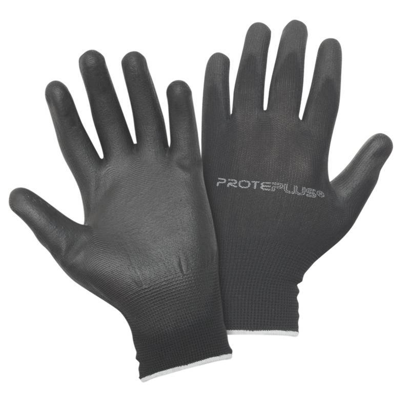 LUVA TRICOT. POLIÉSTER C/BANHO POLIURETANO Nº 8 TATPLUS PPM 15