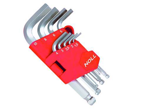 JG Chave Allen Abaulada 1.5 a 10.0 MM 9 Pçs