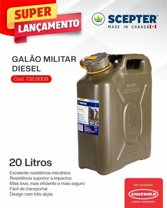 Galão Militar de Diesel 20L