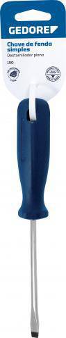 150-5/16"X6" Chave Fenda Simples com Expositor