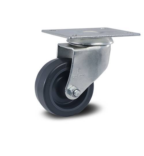 GLPI.412.BP.FP (5119) ROD.GIR.100MM INOX C/PL e Roda BP-FP (5119)