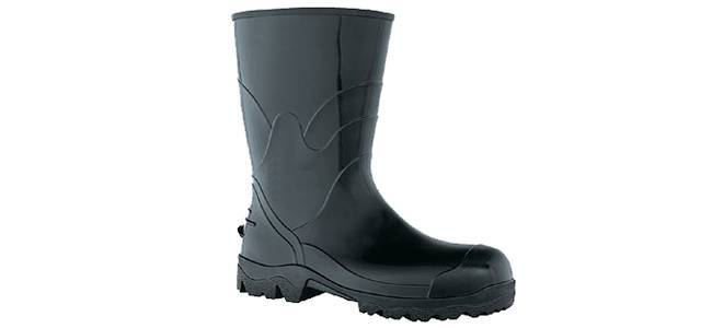 BOTA PVC PRETA CANO MÉDIO Nº 35 PPP 206