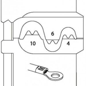 8140-03 Inserto para Terminal de Cabos Não Isolado