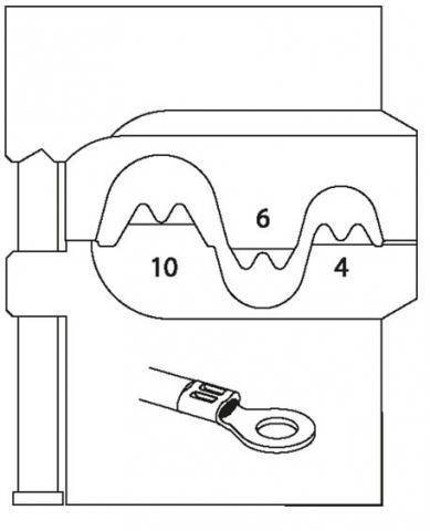 8140-03 Inserto para Terminal de Cabos Não Isolado