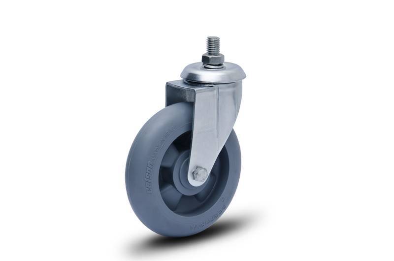 GLE.612.PER.N (2722) ROD.GIR.150MM Instit.c/Esp.roda Perf-BN (2722)