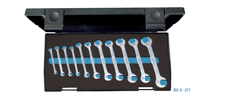 8-011 Jogo Chave Fixa Mini 4,5 a 13