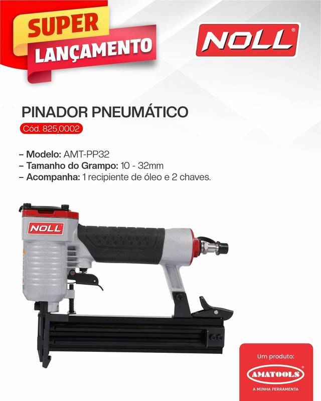 Pinador Pneumático 10 - 32 MM AMT-PP32