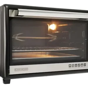 FORNO ELÉT 60 L,CJTO GIRATÓRIO DE ROTISSERIE, CONVECÇÃO, REV INTERNO ANTIADERENTE, 6 RESISTÊNCIAS,  7 FUNÇÕES, TIMER 120M, 100- 250°C, 220V