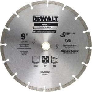 DISCO DIAMANTADO 9" 230MM SEGMENTADO - FURO 22MM COM REDUTOR PARA 20 E 16MM