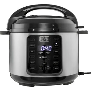 GOURMAND GRIS, PANELA DE PRESSÃO ELÉTRICA MULTIFUNCIONAL 5L, PANEIL DIGITAL,11 PROGRAMAS DE PREPARO, 9 DISPOSITIVOS DE SEGURANÇA, 220V