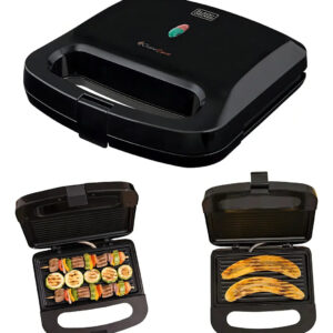 GRILL E SANDUICHEIRA ELETRICA 220V