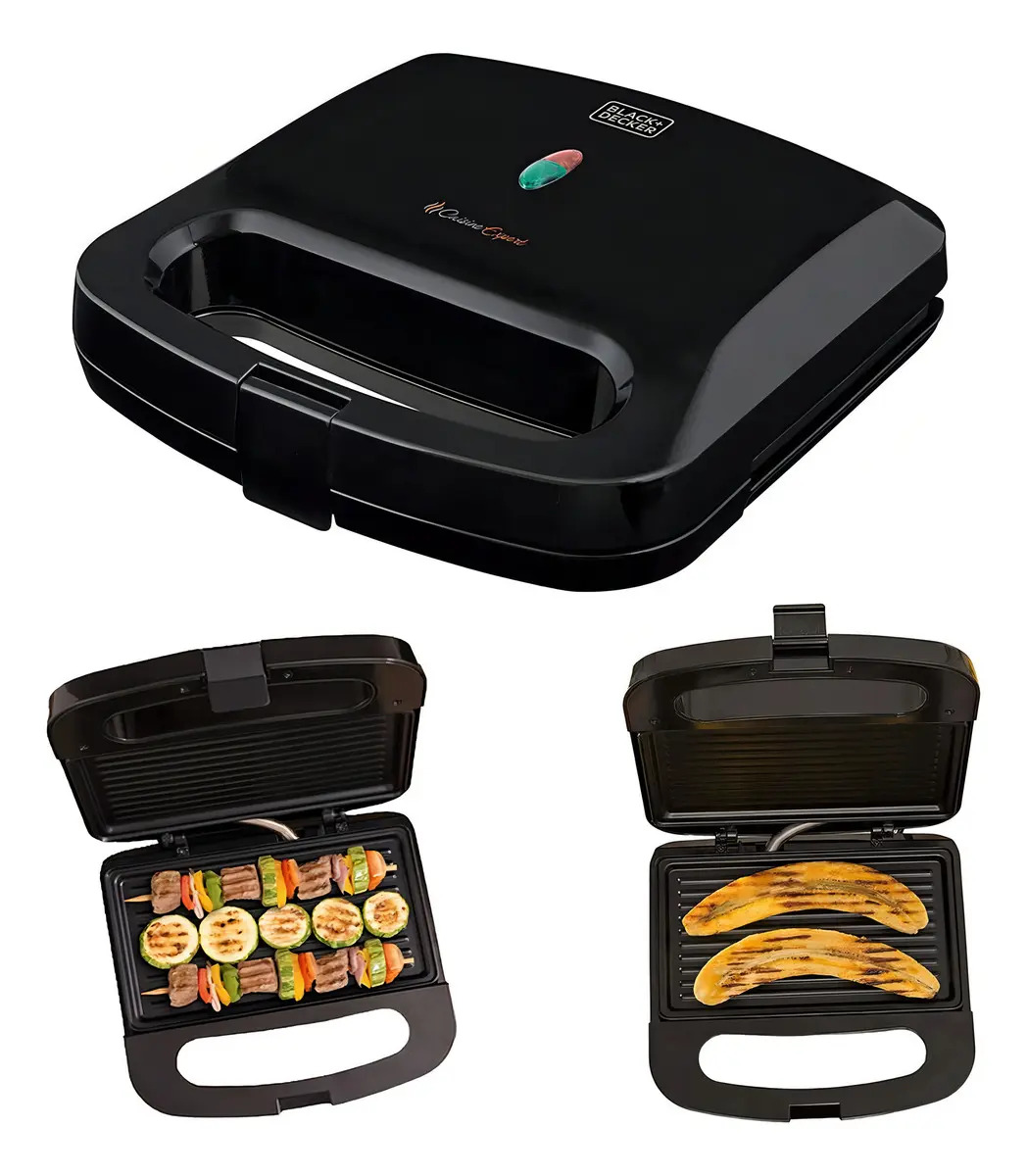 GRILL E SANDUICHEIRA ELETRICA 220V